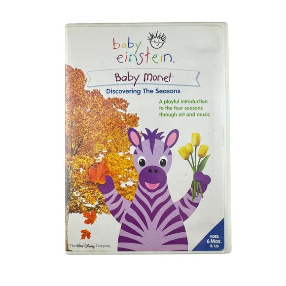 Baby Einstein Baby Monet Discovering the Seasons DVD Ages 6 Months+ - Picture 1 of 3
